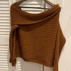 Chunky off the shoulder sweater